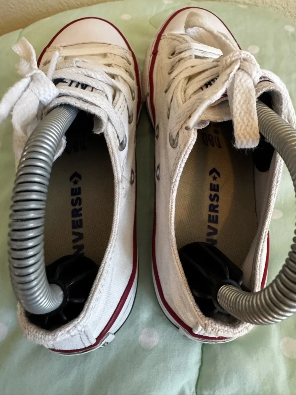 Converse white canvas